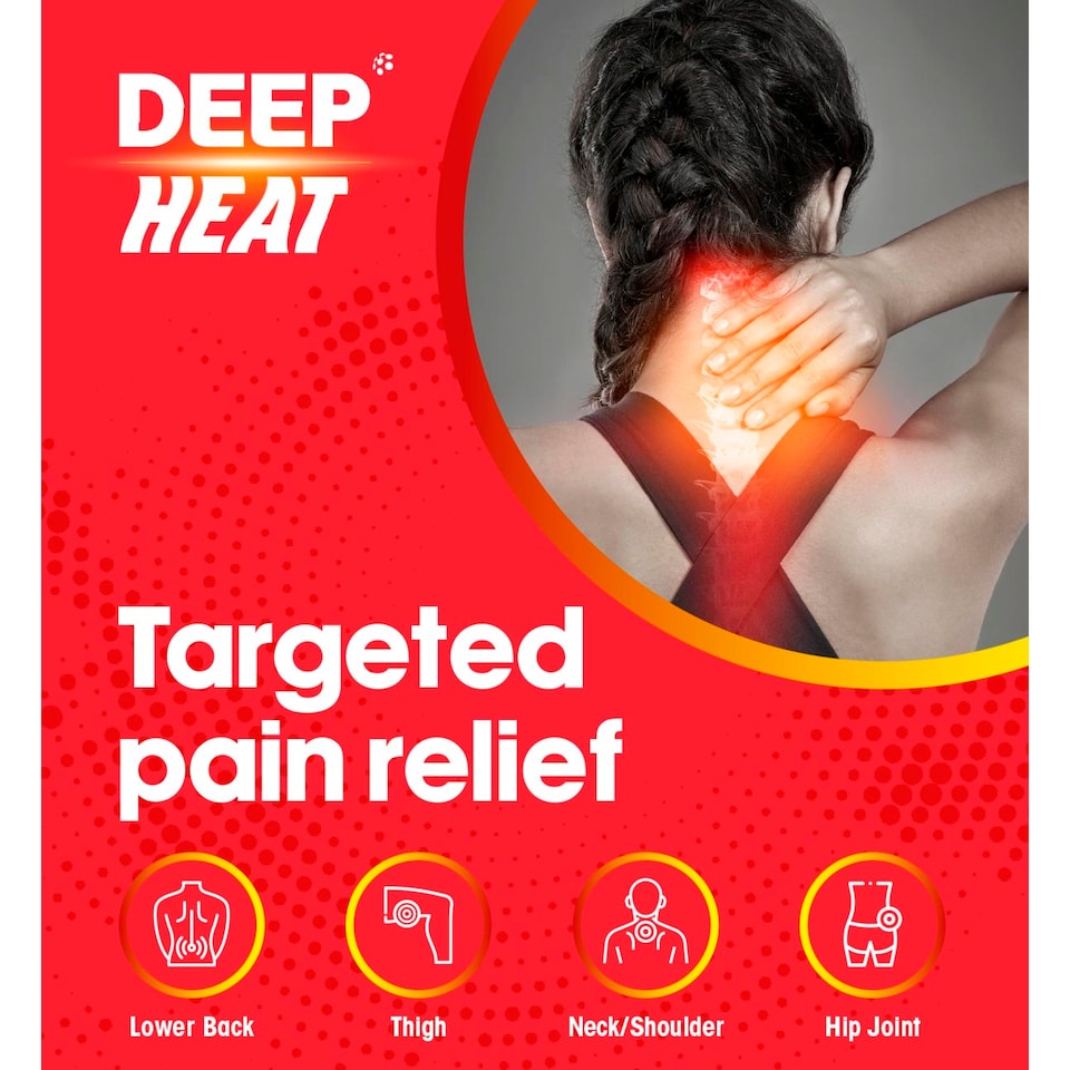 image 1 of Deep Heat Pain Relief Patch 4s