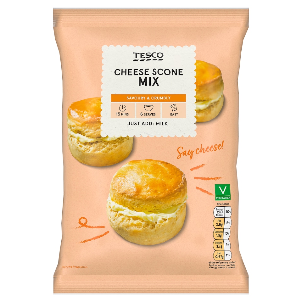 Tesco Cheese Scone Mix 300G