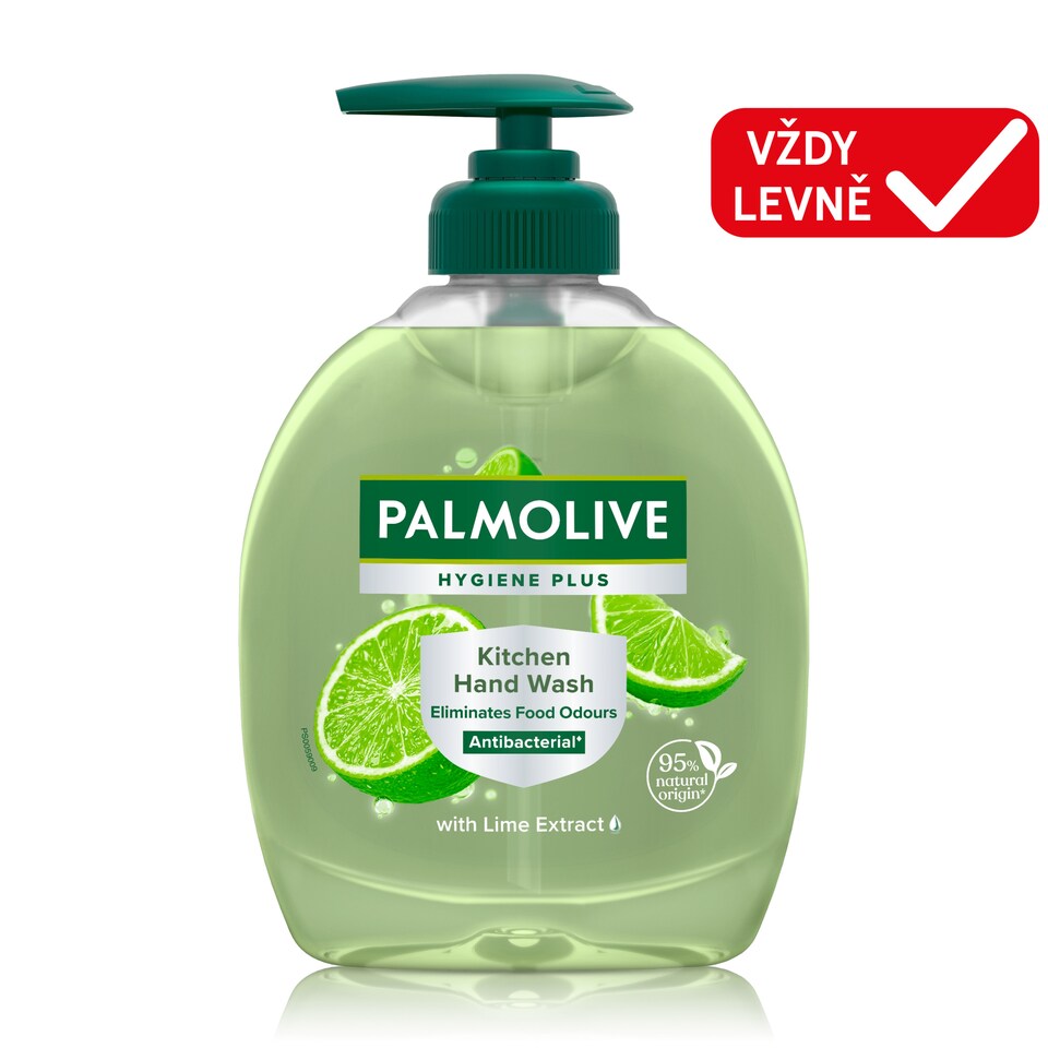 Obrázek 1 pro produkt Palmolive Hygiene Plus Kuchyňské mýdlo na ruce s přírodní antibakteriální složkou 300 ml