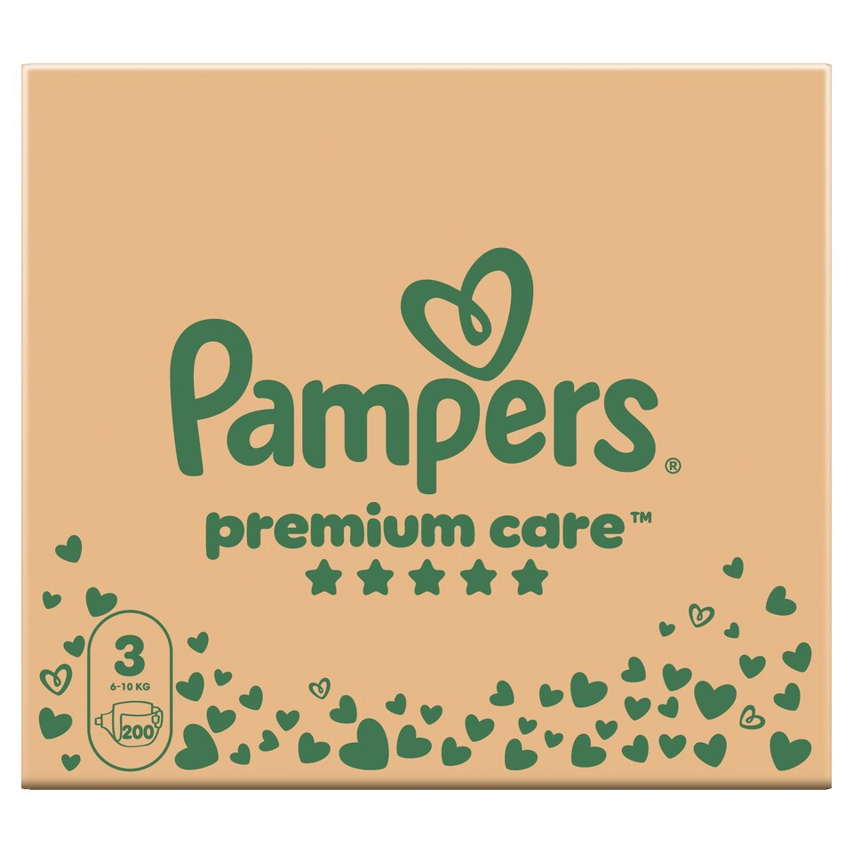 obrázok 1 z Pampers Premium Care veľkosť 3, 200 Plienok, 6kg-10kg