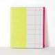 image 2 of Paperchase Neon Grid 8x10 Wallet Weekly Planner