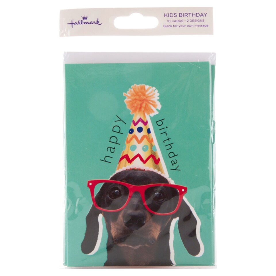 image 1 of Hallmark Kids Birthday Cards - Pack Of 10 (2 Designs)