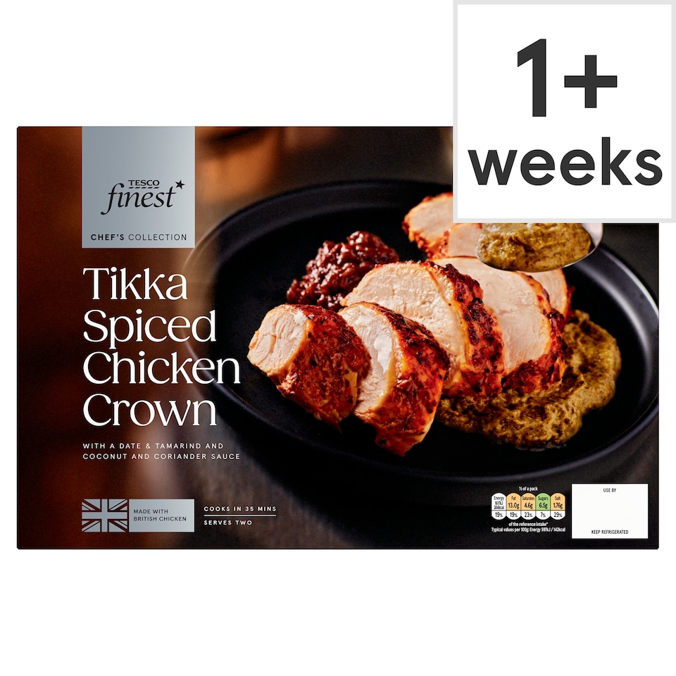 Tesco Finest Chef's Collection Chicken Tikka Crown with a Tamarind & Date Chutney 770g