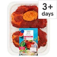 Tesco Pan Fry Korean Style Pork Steaks with a Kimchi Inspired Melt 325G