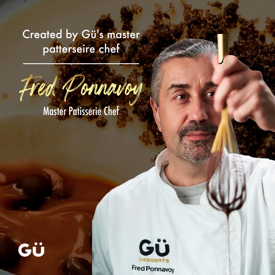 image 1 of Gu Clotted Cream & Chocolate Crunch Frozen Dessert 2x80g