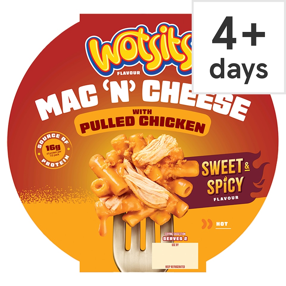 Wotsits Sweet & Spicy Mac 'N' Cheese with Pulled Chicken 375g
