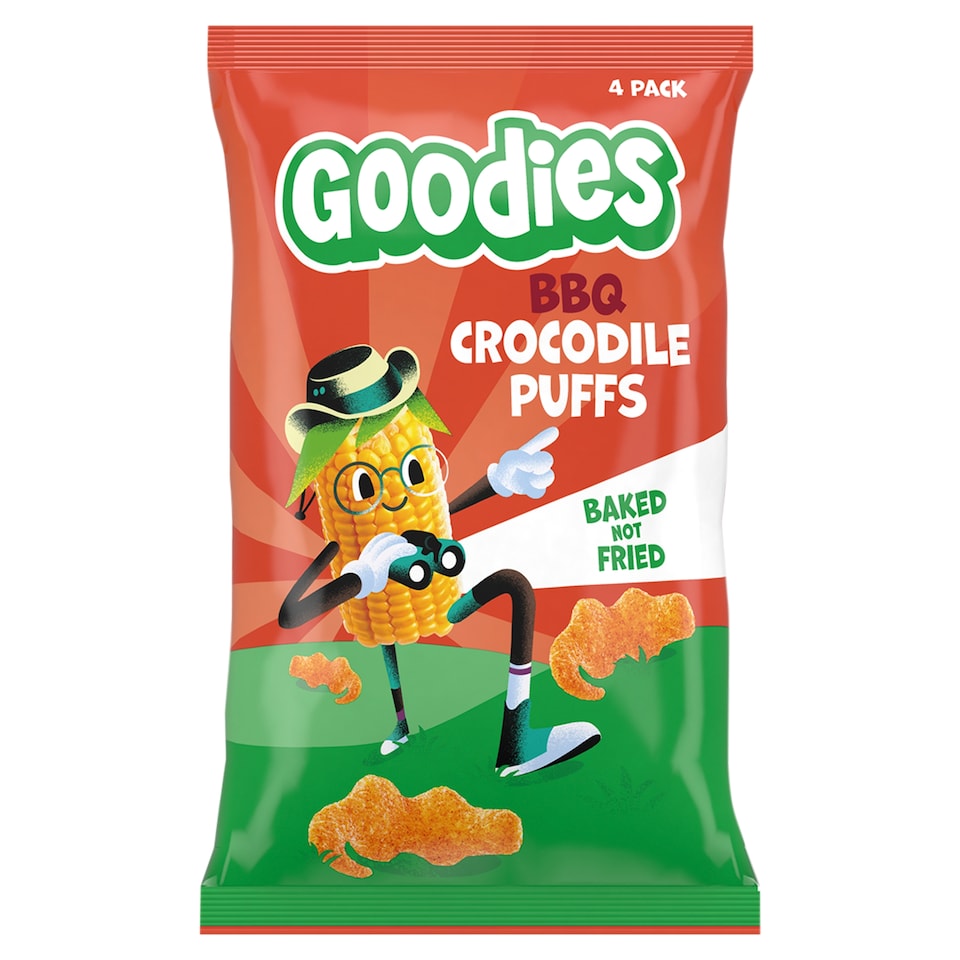Goodies Crocodile Puffs BBQ 48g