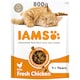 image 1 of Iams Adult 1+ Cat Food With Fresh Chicken 800G