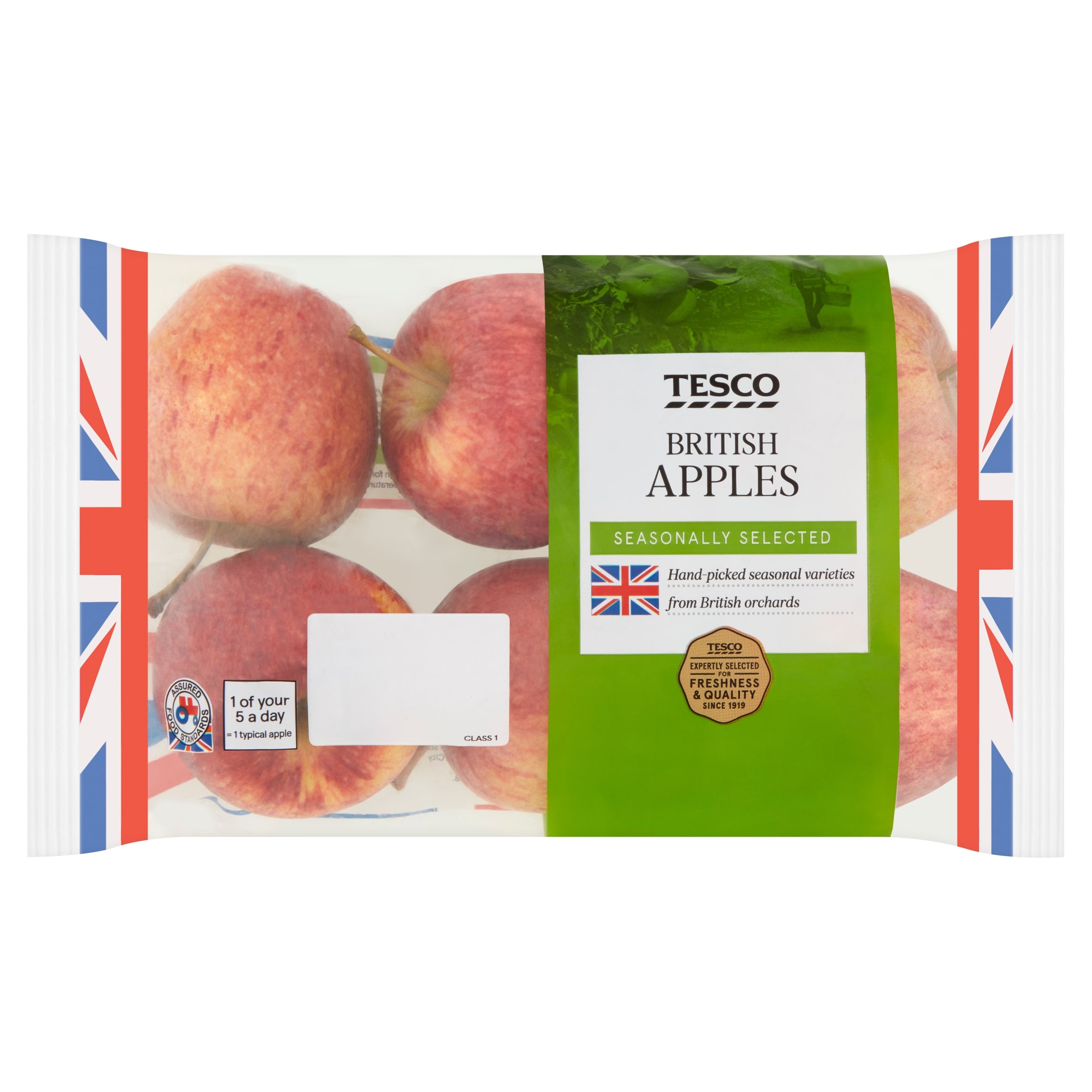 Tesco British Apples Minimum 5 Pack