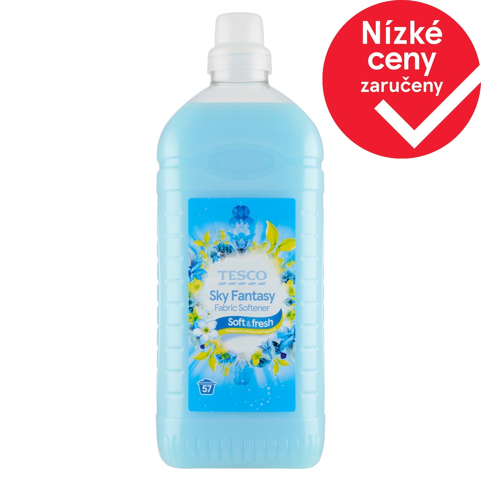 Tesco Soft & Fresh Sky Fantasy aviváž 57 praní 2l