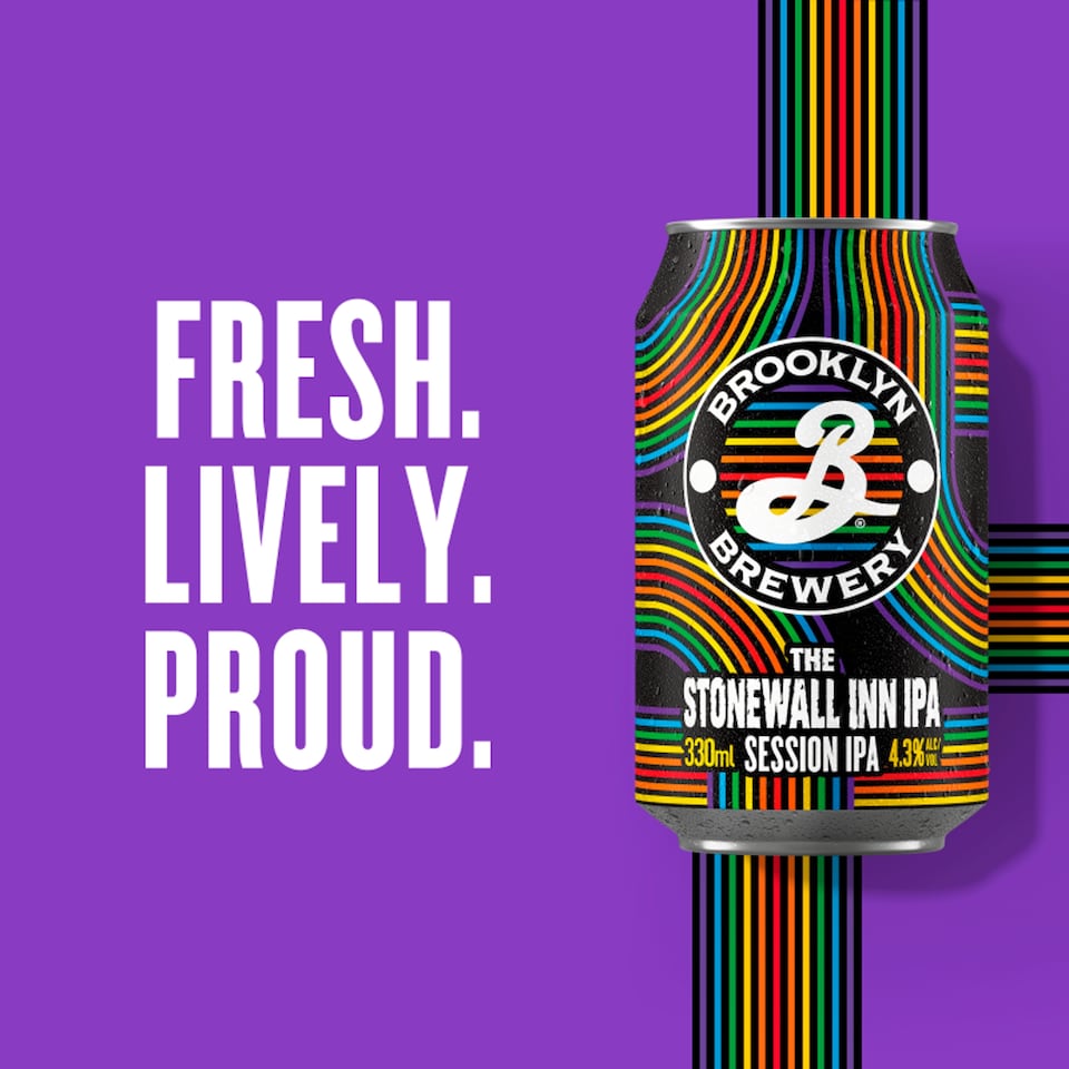 image 1 of Brooklyn Brewery Stonewall Inn Session IPA 4.3% Beer Cans 4x330ml