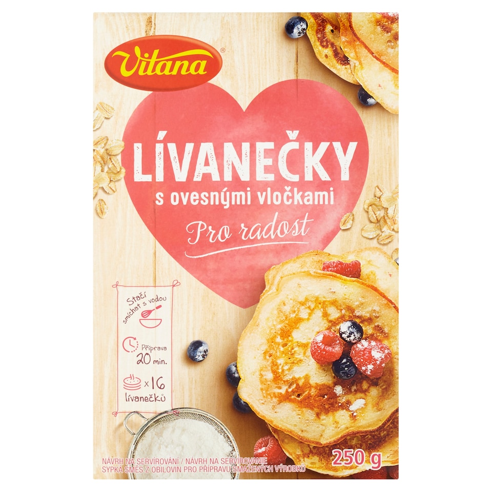 image 1 of Vitana Pancakes with Oat Flakes 250g