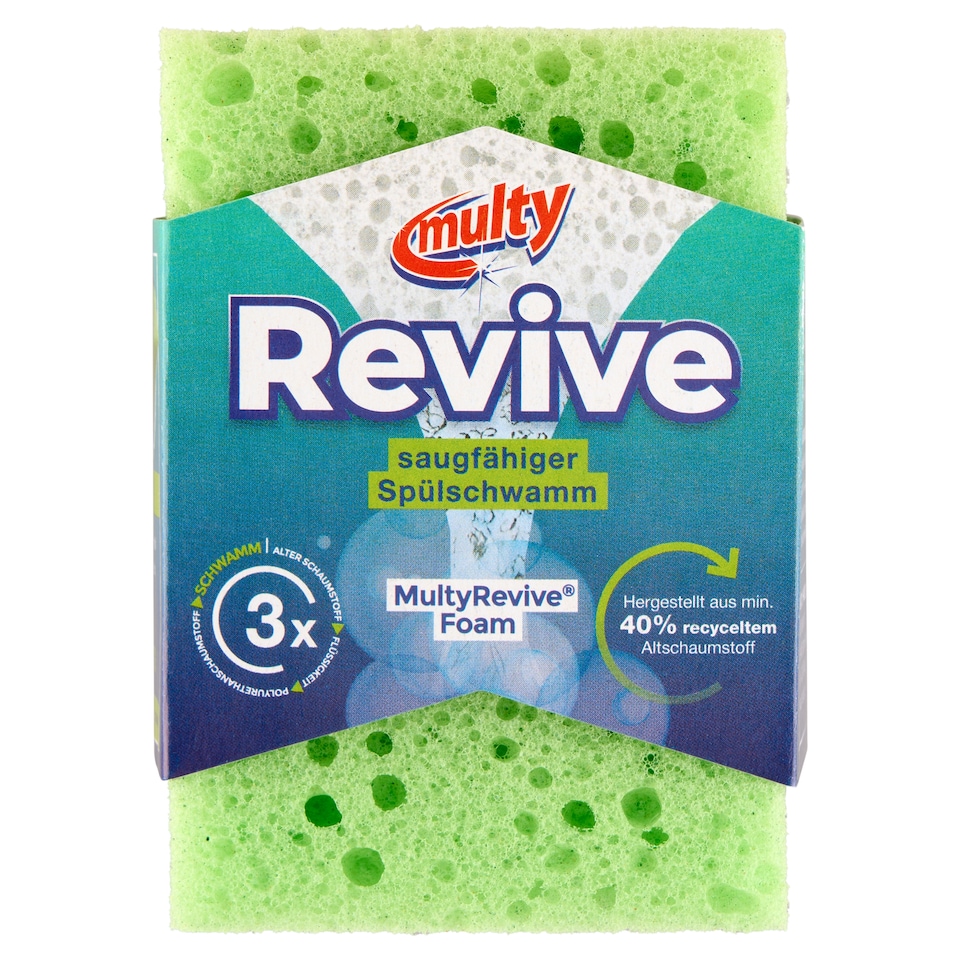 Multy Revive nedvszívó mosogatószivacs 3 db