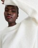 image 1 of F&F Knitted Satin Bow Back Jumper in Cream