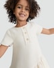 image 2 of F&F x Samantha Faiers Tweed Button Detail Dress in Cream