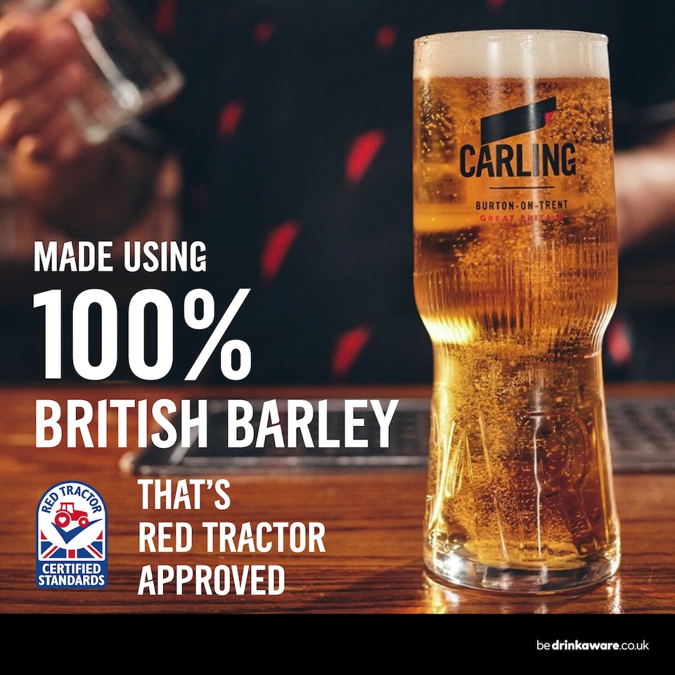 image 1 of Carling Original Lager Beer Can 4 x 440ml 