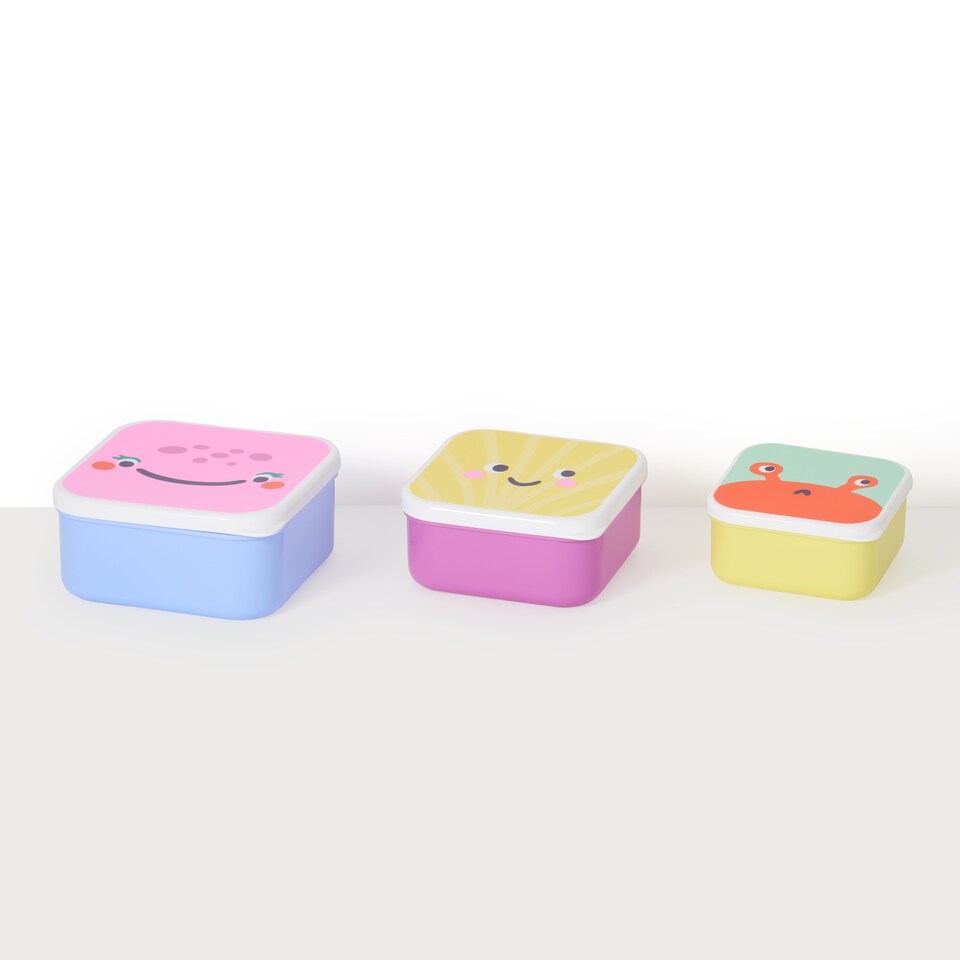 image 1 of Paperchase Happy As a Fish Snack Boxes 3pack