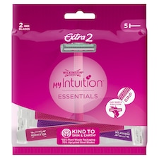 Wilkinson Sword Extra 2 Essential Womens Disposable Razors 5 Pack