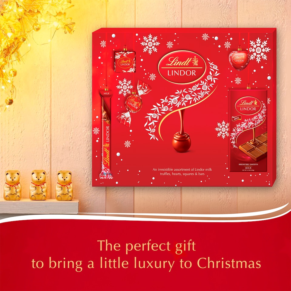 image 1 of Lindt Lindor Milk Chocolate Selection Box 234G