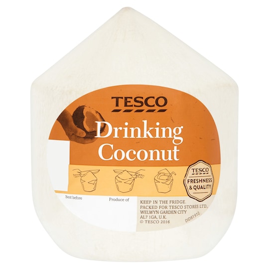 Tesco Drinking Coconut Each Tesco Groceries