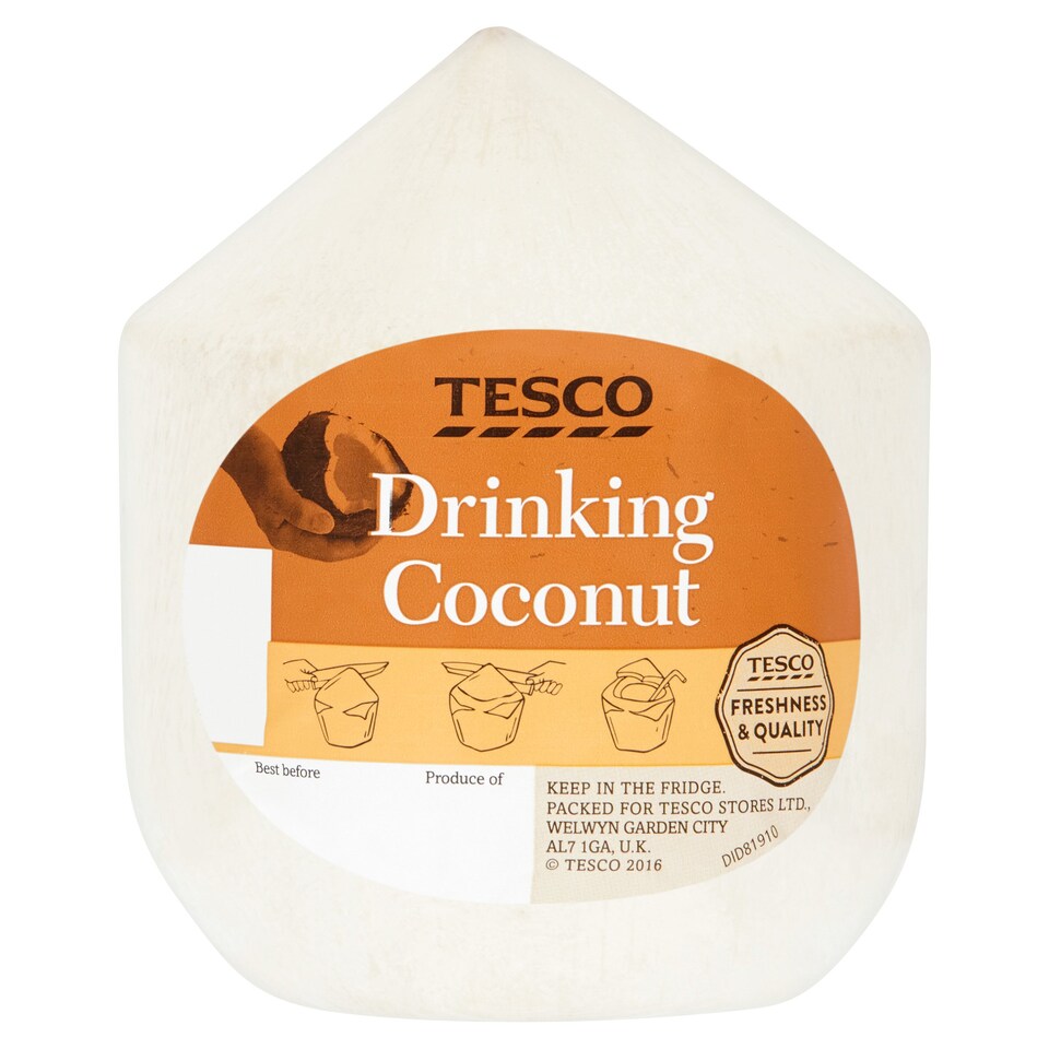 Tesco Drinking Coconut Each Tesco Groceries