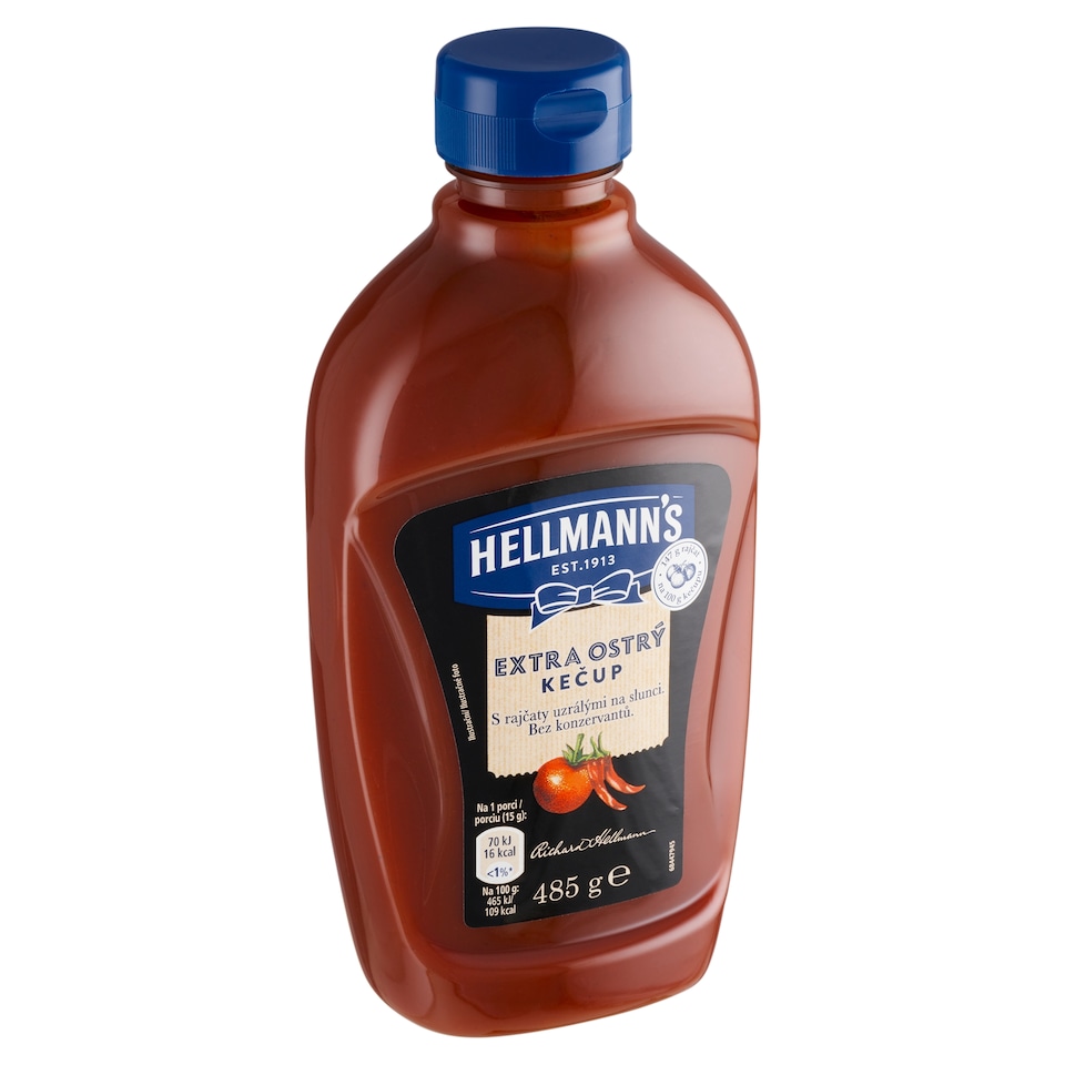 Hellmann's Extra Hot Ketchup 485g