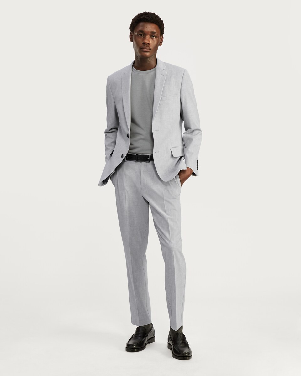 image 1 of F&F Tailored Fit Formal Trousers in Grey