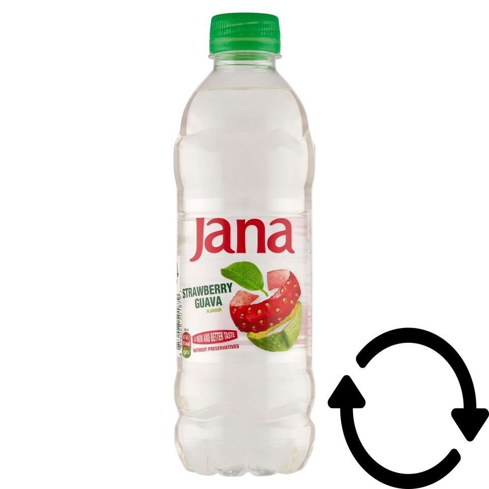 Jana eper és guava ízű, energiaszegény, szénsavmentes üdítőital 0,5 l