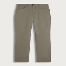 F&F Cotton Rich Button Fly Trousers in Khaki