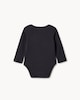 image 2 of F&F Baby Pure Cotton Halloween Printed Bodysuit in Black