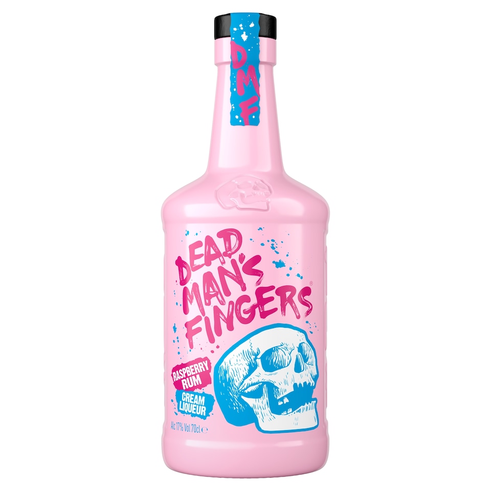 image 1 of Dead Man's Fingers Raspberry Rum Cream Liqueur 70cl