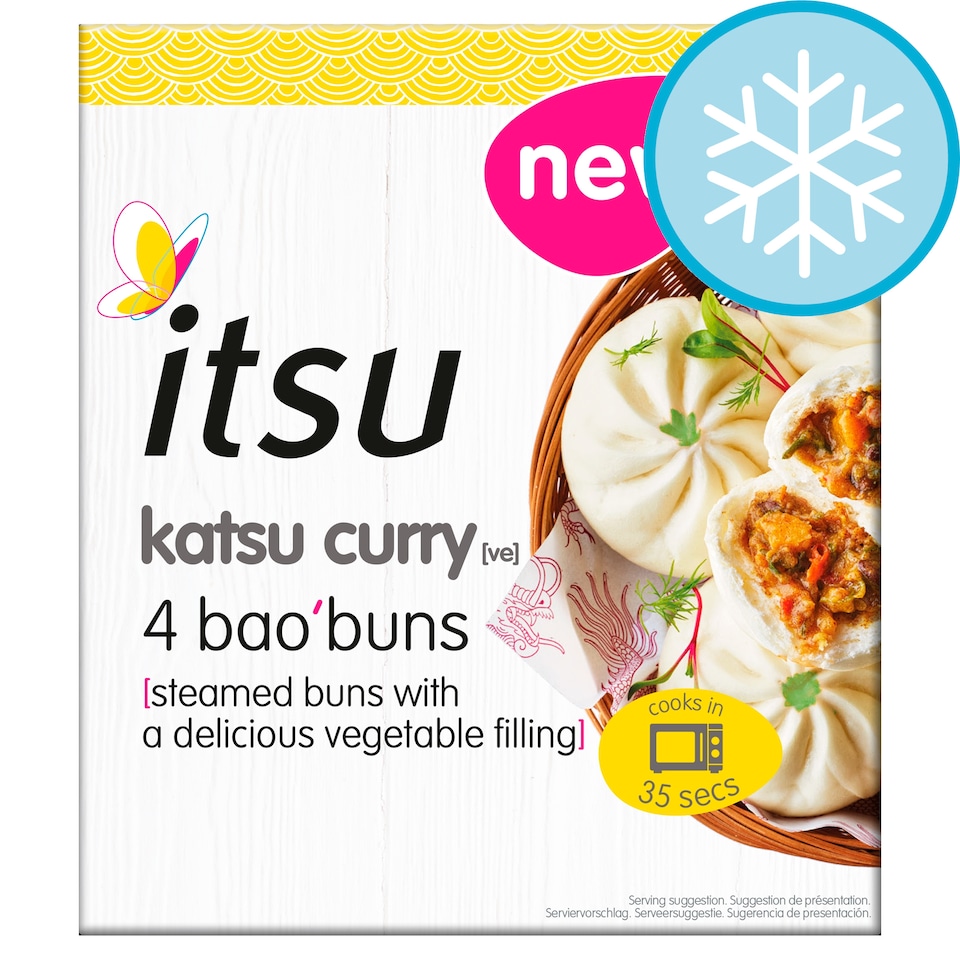 image 1 of Itsu Katsu Curry 4 Bao Buns 180G