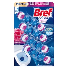 Bref Color Auto Active Flower Solid Toilet Block 4 x 50 g