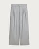 image 4 of F&F Pinstripe Wide Leg Trousers in Grey