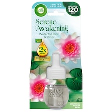 Air Wick Limited Edition scented oil Plug-in Diffuser + Refill Serene Awakening Waterfall mist & lotus 19ml