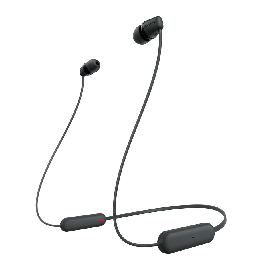 image 1 of Sony Wi-C100 Black Neckband Headphones