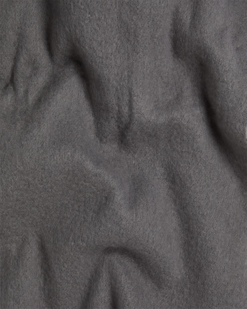 image 1 of F&F Textured Fringed Scarf in Grey