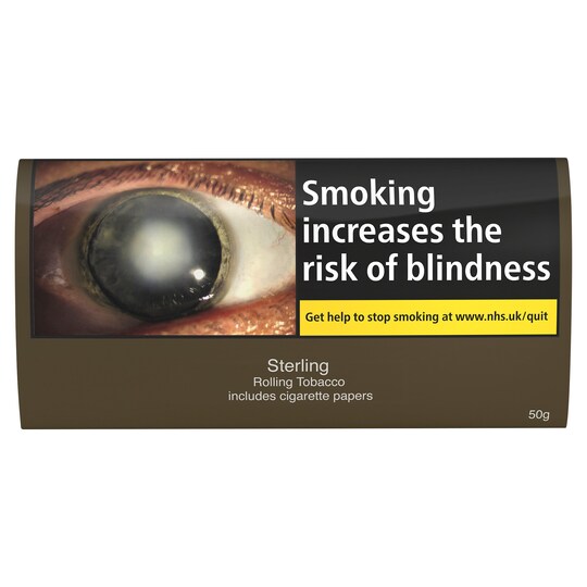 Sterling Rolling Tobacco & Cigarettes Papers 50G Tesco Groceries