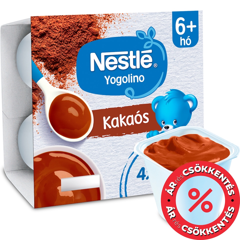image 1 of Nestlé Yogolino Cocoa Baby Pudding 6+ Months 4 x 100 g (400 g)