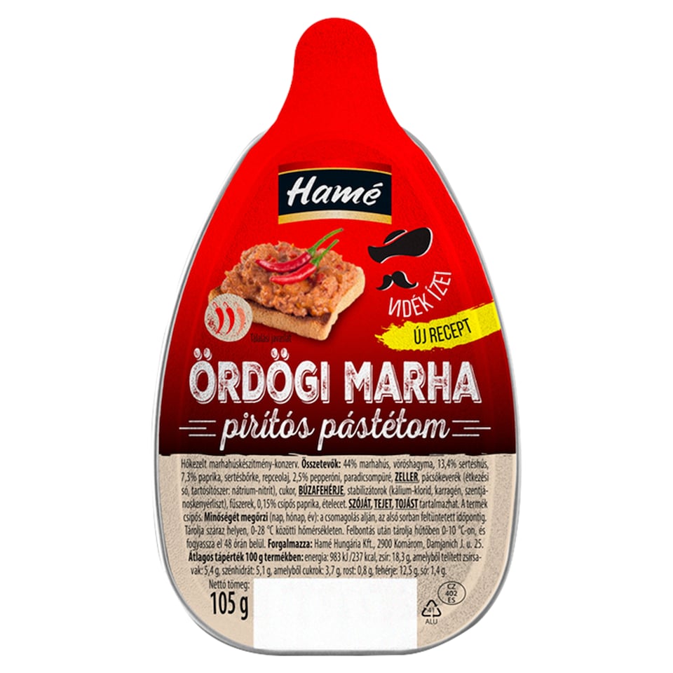 image 1 of Hamé Ördögi Marha Toast Pate 105 g