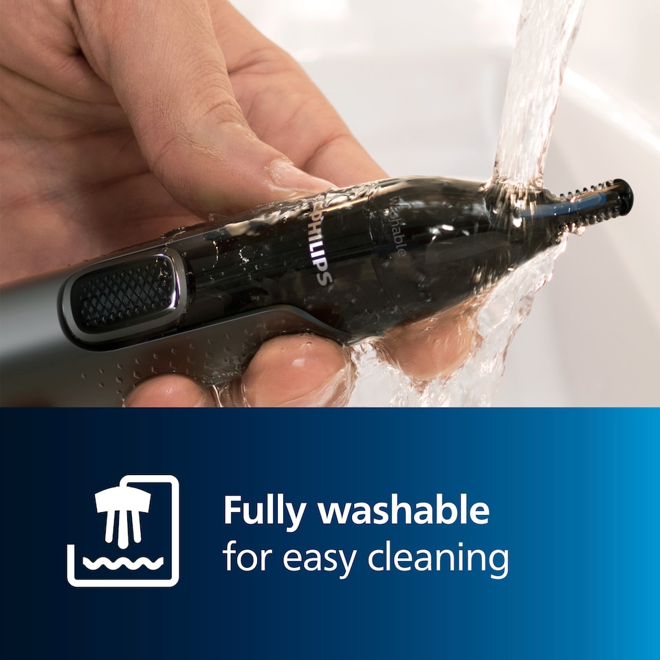 image 1 of Philips Series 3000 Cordless Nose, Ear and Eyebrow Trimmer-NT3650/16