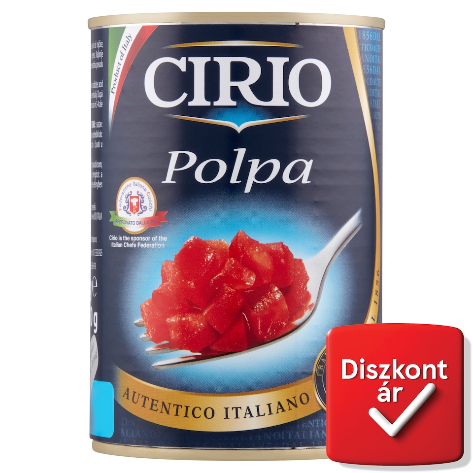 Cirio aprított paradicsom paradicsomlében 400 g