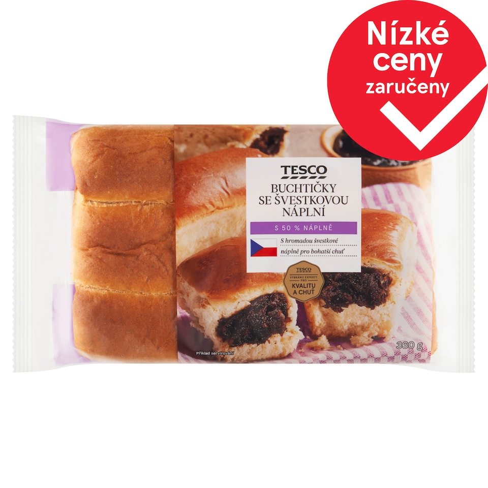 Tesco Buchtičky se švestkovou náplní 360g