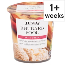 Tesco Rhubarb Fool 114G