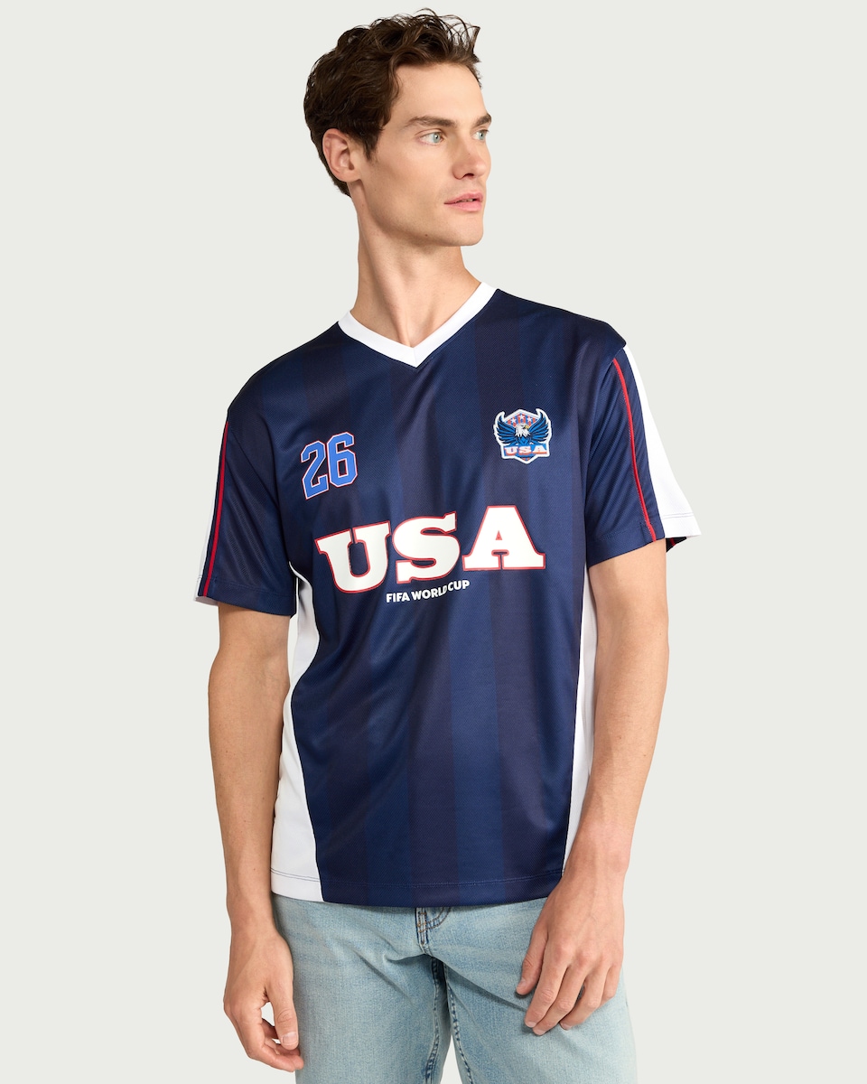 image 1 of USA Fifa World Cup T-shirt in White