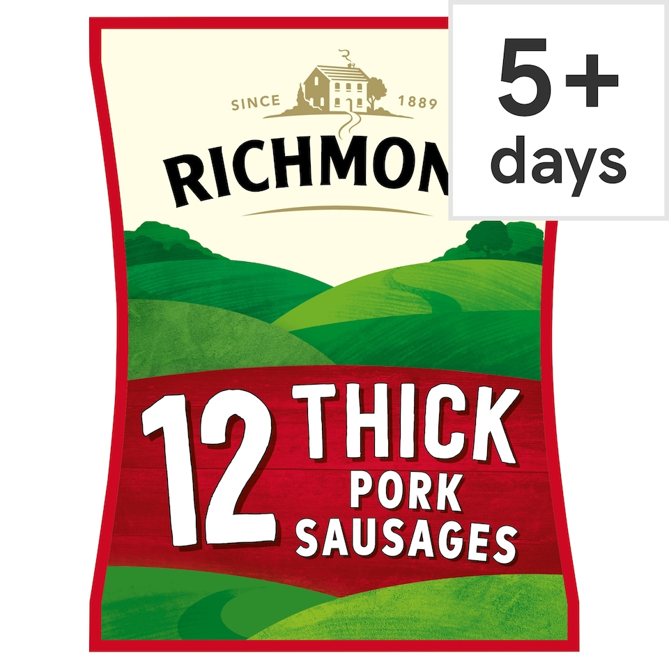 Richmond Thick Pork Sausages 12 Pack 615g