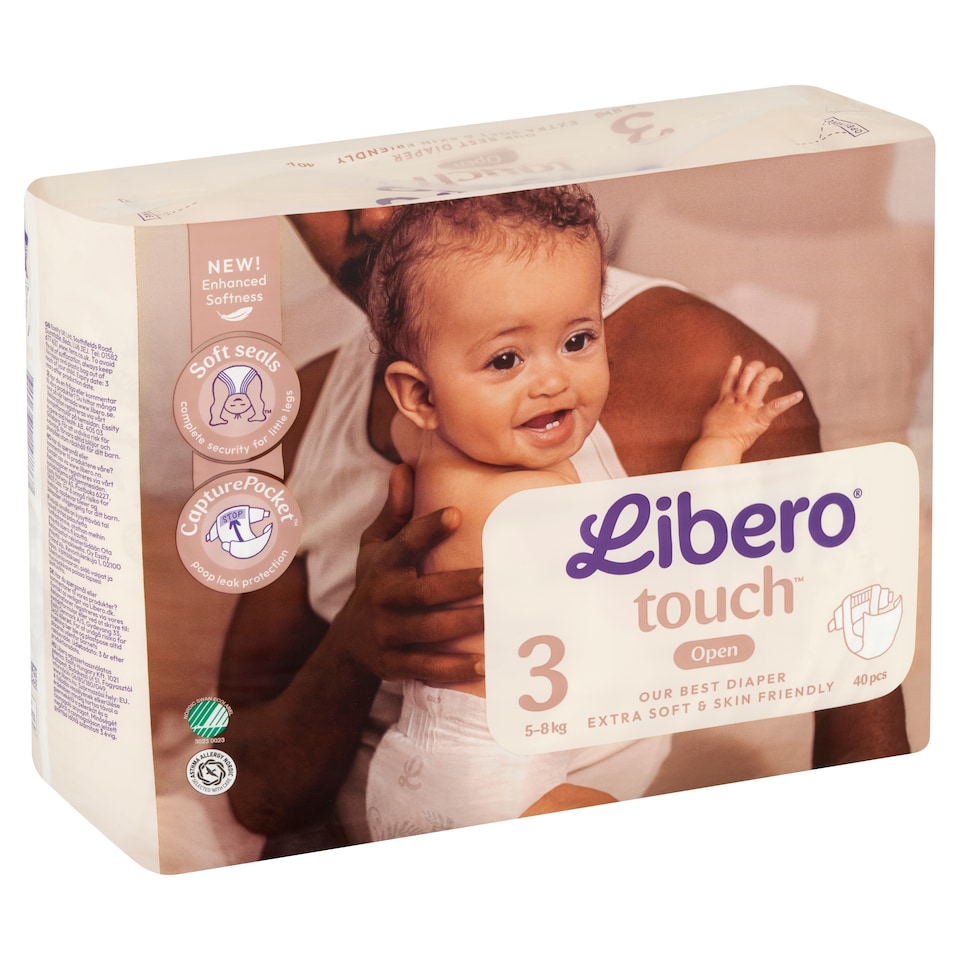 Libero Touch pelenka, méret: 3, 5-8 kg, 40 db  1. kép
