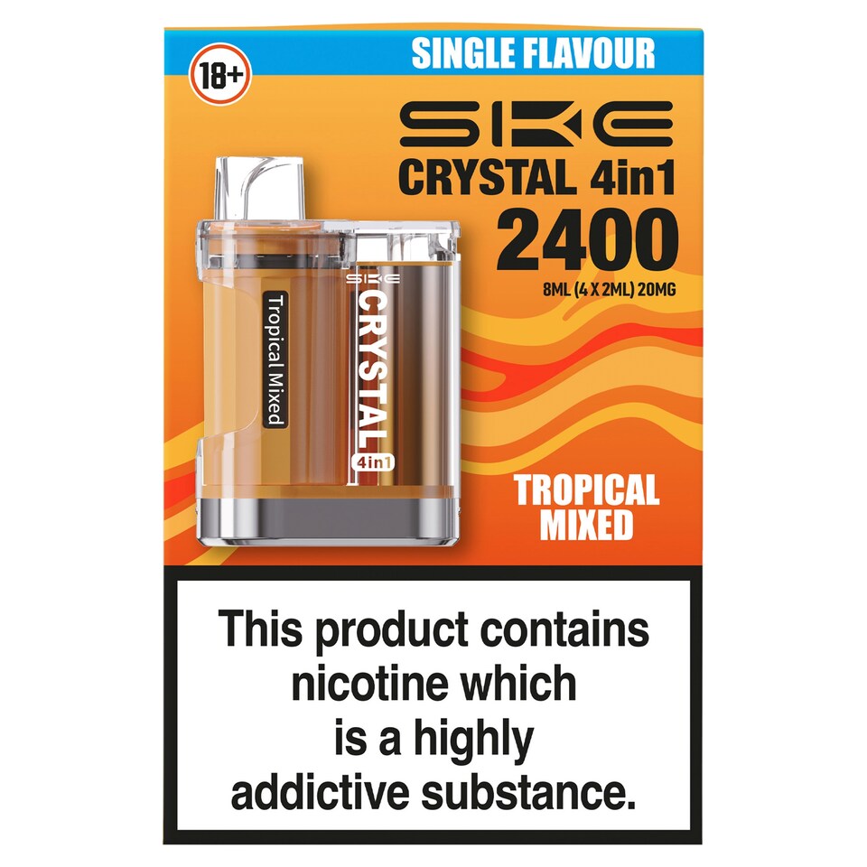 SKE Crystal 4-in-1 Kit - Tropical Mixed (4x2ml) 20mg