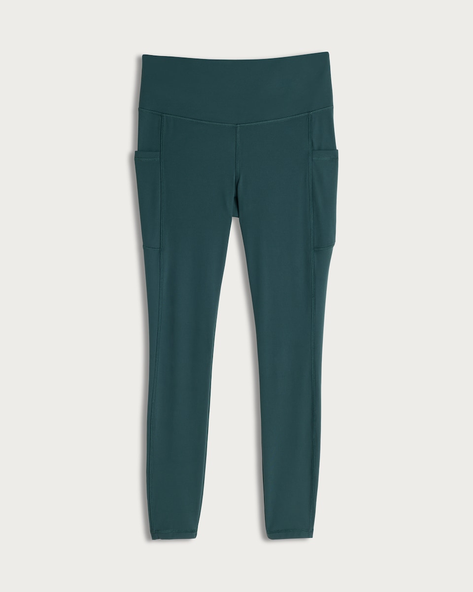image 1 of F&F Active ULTRAMOVE High Waisted Pocket Leggings in Green