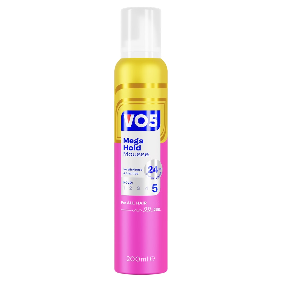 image 1 of VO5 Mega Hold Mousse 200ml